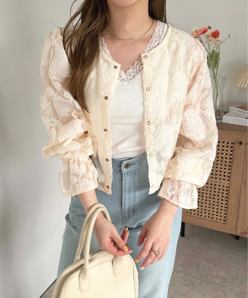 apres jour(アプレジュール)の「2WAYオパールシャツプルオーパー【ZOZOTOWN限定アイテム】(シャツ/ブラウス・レディース・アイボリー/ブルー/ブラック・フリー/X-LARGE)」の19枚目の写真