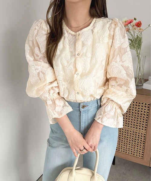 apres jour(アプレジュール)の「2WAYオパールシャツプルオーパー【ZOZOTOWN限定アイテム】(シャツ/ブラウス・レディース・アイボリー/ブルー/ブラック・フリー/X-LARGE)」の11枚目の写真