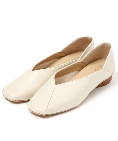 saloon（サルーン）の「SALOON(サルーン)/【新色登場】スクエアパンプス（パンプス・レディース・ブラック/オフホワイト/その他1/ブルー/その他2・MEDIUM/LARGE）」の2枚目の写真