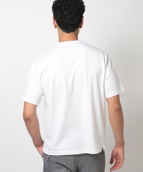 MEN'S BIGI(メンズビギ)の「【DENHAM/デンハム】30 /2 天竺ロゴTシャツ(Tシャツ/カットソー・メンズ・ホワイト/ネイビー・03/02)」の13枚目の写真