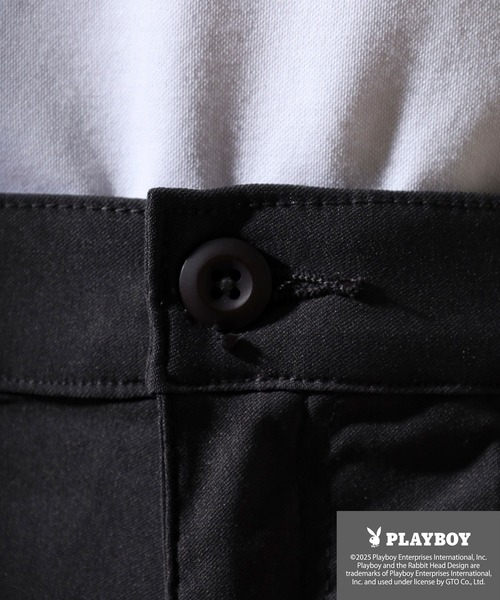 PLAYBOY(プレイボーイ)の「PLAYBOY スーパーストレッチ ハーフパンツ(その他パンツ・メンズ・チャコール/ブラック・M/L/XL)」の15枚目の写真