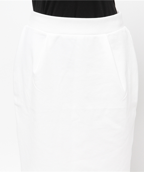 earth music&ecology（アースミュージックアンドエコロジー）の「タックタイトスカート（スカート・レディース・オフホワイト・SMALL/MEDIUM）」の5枚目の写真