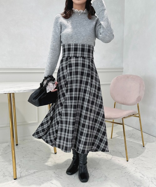 apres jour（アプレジュール）の「アソートバックレースアップスカート【ZOZOTOWN限定アイテム】（スカート・レディース・ピンク/アイボリー/ブラック/ブラウン系その他/ブラック系その他/ダークブラウン・フリー/X-LARGE）」の18枚目の写真