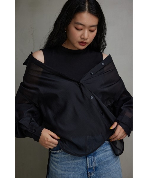 オフショルダーシアートップス pctokyo Tシャツセット オフショルダーシアートップス pctokyo Tシャツセット オフ