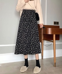 NinaetLina（ニナエリナ）の「小花柄Aラインフレアスカート（スカート）」