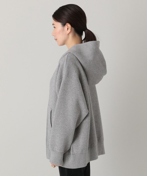 Curensology(カレンソロジー)/ダブルフェイスニットフーディブルゾン