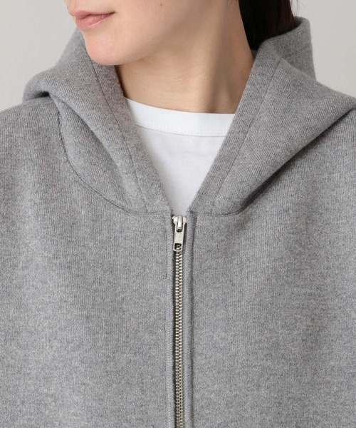 Curensology(カレンソロジー)/ダブルフェイスニットフーディブルゾン