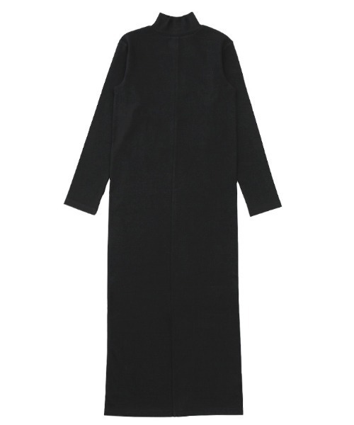 select MOCA by son(セレクトモカバイソン)の「フィンガースリーブプチハイリブワンピース≪スタイルアップ≫(ワンピース・レディース・ブラック/ベージュ/スミクロ/ブラウン・FREE/SMALL/LARGE)」の17枚目の写真