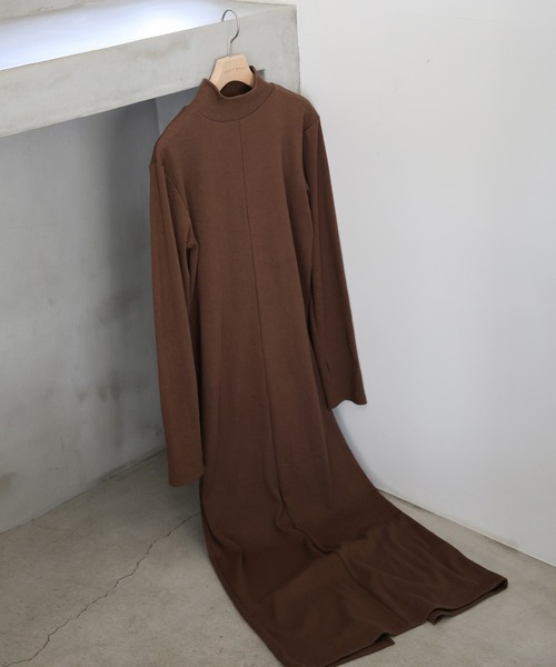 フィンガースリーブプチハイリブワンピース（ワンピース）｜select