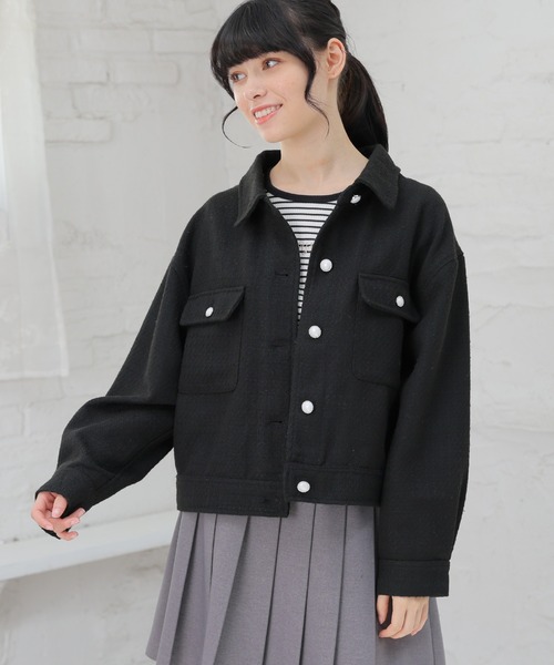 Honeys（ハニーズ）の「ツイードジャケット（その他アウター）」 - WEAR