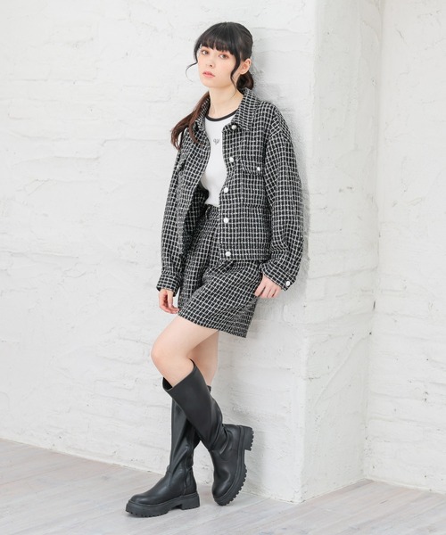 Honeys（ハニーズ）の「ツイードジャケット（その他アウター）」 - WEAR