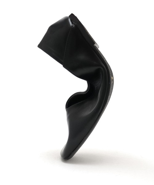 SOROTTO（ソロット）の「ふかふかインソール/かかとを踏める2wayぺたんこフラットシューズ/Vカットバブーシュ（パンプス・レディース・ブラック/シルバー/ライトブラウン/ベージュ・22.5cm/23.0cm/24.0cm/23.5cm/24.5cm/22.0cm/25.0cm）」の15枚目の写真