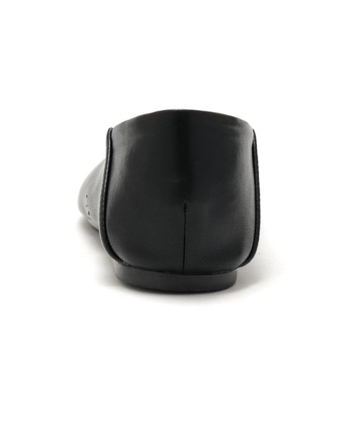 SOROTTO（ソロット）の「ふかふかインソール/かかとを踏める2wayぺたんこフラットシューズ/Vカットバブーシュ（パンプス・レディース・ブラック/シルバー/ライトブラウン/ベージュ・22.5cm/23.0cm/24.0cm/23.5cm/24.5cm/22.0cm/25.0cm）」の17枚目の写真