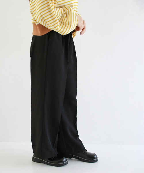Crisp（クリスプ）の「アンクルストレートパンツ（その他パンツ・レディース・ブラック/ブラウン・FREE）」の10枚目の写真