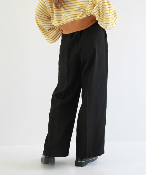 Crisp（クリスプ）の「アンクルストレートパンツ（その他パンツ・レディース・ブラック/ブラウン・FREE）」の13枚目の写真