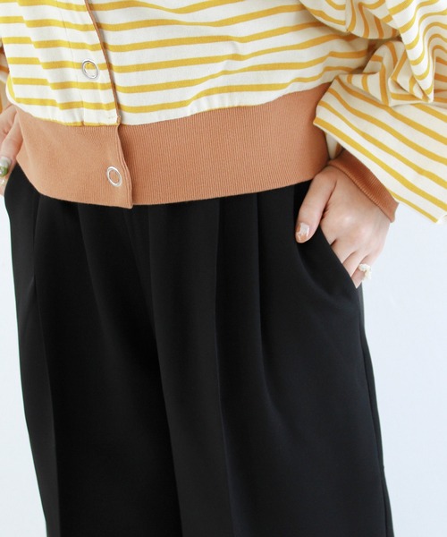 Crisp（クリスプ）の「アンクルストレートパンツ（その他パンツ・レディース・ブラック/ブラウン・FREE）」の14枚目の写真