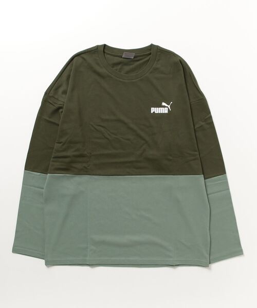 プーマ PUMA PUMA POWER カラーブロック LS Tシャツ_（Tシャツ/カットソー）｜PUMA（プーマ）