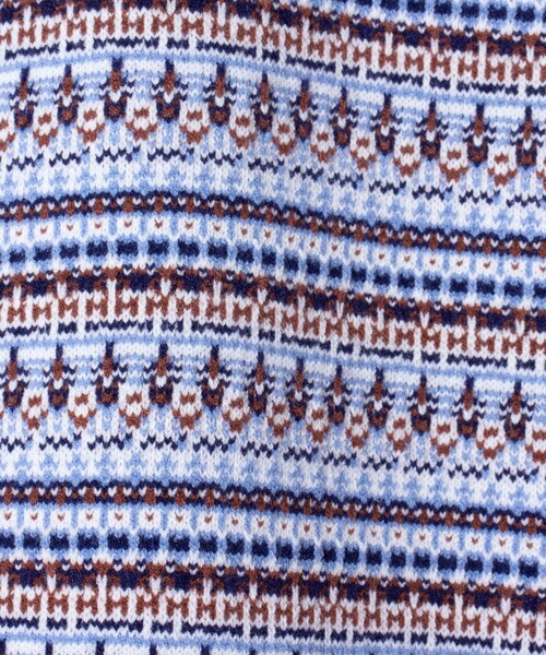 GEVACO(ゲバコ)の「【GEVACO/ゲバコ】ジャガードニットベスト フェアアイル柄(ベスト・メンズ・ホワイト/ネイビー/カーキ・M/L)」の18枚目の写真