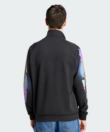 adidas デニムハーフジップジャケット adidas（アディダス）の「レトロ クォータージップジャケット