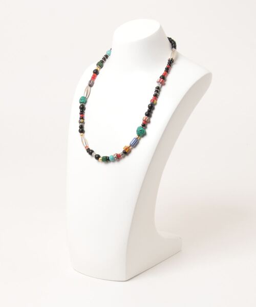 チャイハネ（チャイハネ）の「【チャイハネ】アイティハMEN'Sネックレス（ネックレス・メンズ・ブラック/ホワイト・FREE）」の3枚目の写真