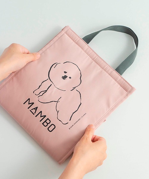 MAMBO(マンボ)の「保冷バッグ Sサイズ(トートバッグ・レディース・ピンク/グレー・FREE)」の9枚目の写真