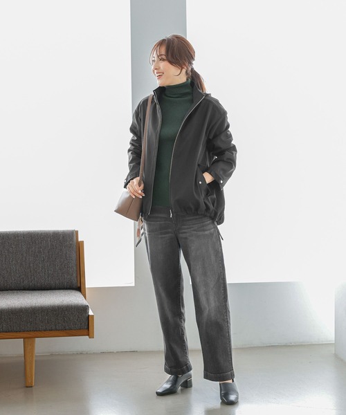 Elura(エルーラ)の「<2023秋>大人リュクスマンパ/マウンテンパーカー/ブルゾン/ヘムライン(マウンテンパーカー・レディース・ブラック/ベージュ/オフホワイト・SMALL/MEDIUM/X-LARGE/LARGE)」の5枚目の写真