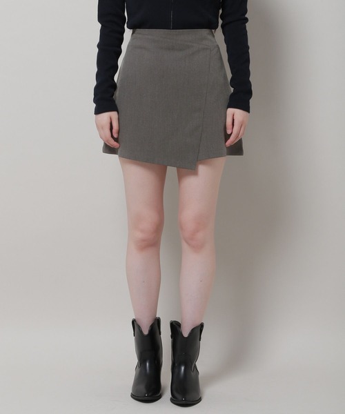 3.3 Field Trip （3.3フィールドトリップ）の「3.3 Field Trip／スリムフィットスカート 2980802（スカート・レディース・ブラック/ブラウン/チャコール・FREE）」の12枚目の写真