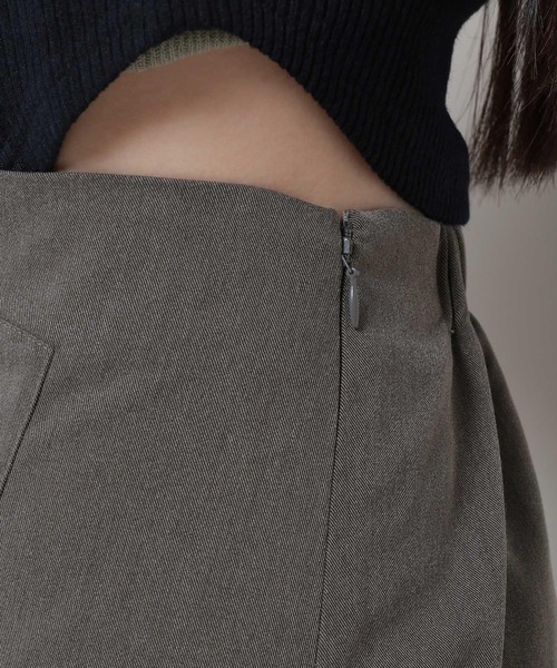 3.3 Field Trip （3.3フィールドトリップ）の「3.3 Field Trip／スリムフィットスカート 2980802（スカート・レディース・ブラック/ブラウン/チャコール・FREE）」の22枚目の写真