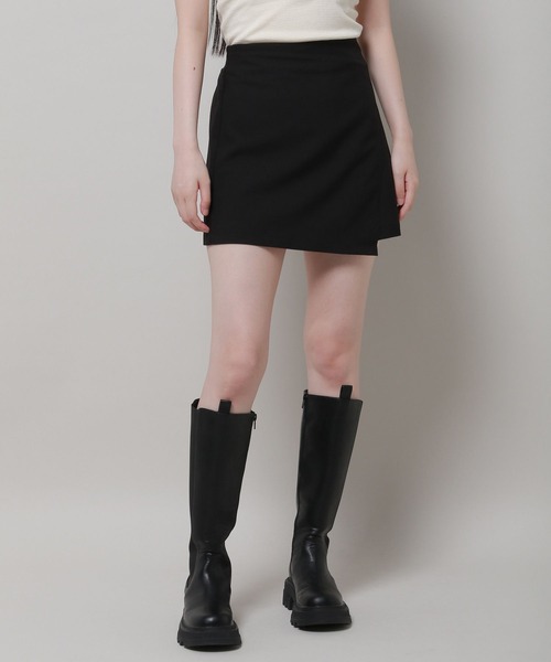 3.3 Field Trip （3.3フィールドトリップ）の「3.3 Field Trip／スリムフィットスカート 2980802（スカート・レディース・ブラック/ブラウン/チャコール・FREE）」の5枚目の写真