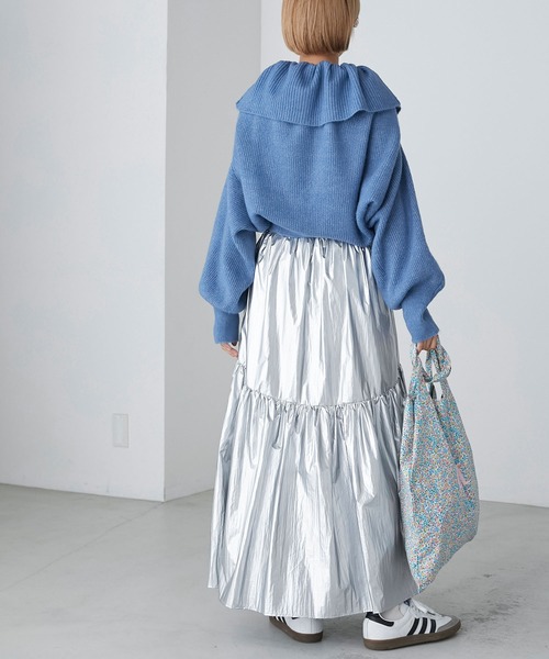 forksy.（フォルクシー）の「【forksy.】2wayフリルボレロカーディガン（カーディガン/ボレロ・レディース・チャコール/ピンク/ミント/オートミール/ブルー・FREE）」の17枚目の写真