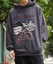 ストーンウォッシュ ハードグラフィック パーカー / Stonewashed Hard Graphic Hoodie