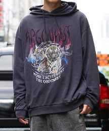 ストーンウォッシュ ハードグラフィック パーカー / Stonewashed Hard Graphic Hoodie
