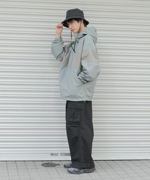 SENSE OF PLACE by URBAN RESEARCH（センスオブプレイスバイアーバンリサーチ）の「キルティングコードバケットハット（ハット・メンズ・ブラック/アイボリー/カーキ・ONE）」の18枚目の写真