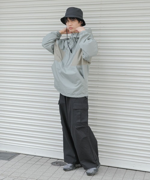 SENSE OF PLACE by URBAN RESEARCH（センスオブプレイスバイアーバンリサーチ）の「キルティングコードバケットハット（ハット・メンズ・ブラック/アイボリー/カーキ・ONE）」の16枚目の写真