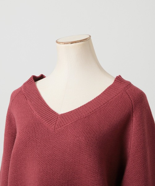 Julia Boutique(ジュリアブティック)の「2点セット・Vネックニットマーメイドスカートセットアップ/23522(ニット/セーター・レディース・ブラック/オールドローズ系/グレイッシュベージュ・ONE)」の17枚目の写真