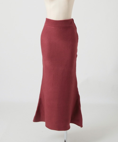 Julia Boutique(ジュリアブティック)の「2点セット・Vネックニットマーメイドスカートセットアップ/23522(ニット/セーター・レディース・ブラック/オールドローズ系/グレイッシュベージュ・ONE)」の22枚目の写真