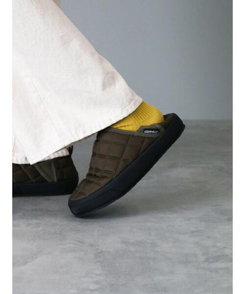 Gramicci(グラミチ)の「GRAMICCI THERMAL MOC(スニーカー・メンズ・ブラック/オリーブ・26cm/27cm)」の3枚目の写真