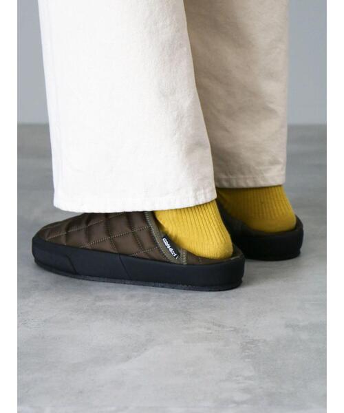 Gramicci(グラミチ)の「GRAMICCI THERMAL MOC(スニーカー・メンズ・ブラック/オリーブ・26cm/27cm)」の4枚目の写真