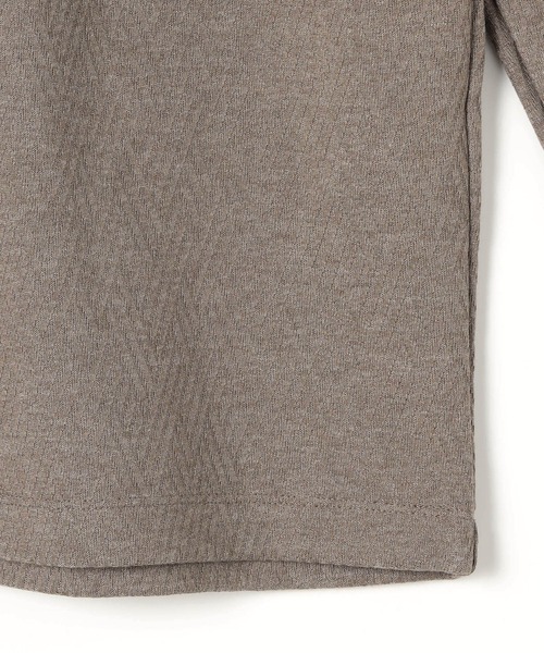 HIDEAWAYS NICOLE（ハイダウェイニコル）の「バスケットリンクスJQボンディングＶネックプルオーバー（Tシャツ/カットソー・メンズ・ブラック/モカ/オフホワイト/ピンク・MEDIUM/LARGE/X-LARGE）」の10枚目の写真