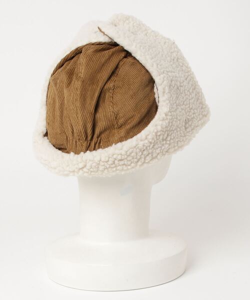 CHUMS（チャムス）の「チャムス CHUMS Corduroy Flight Cap（キャップ・メンズ・ベージュ・ﾌﾘ-）」の2枚目の写真