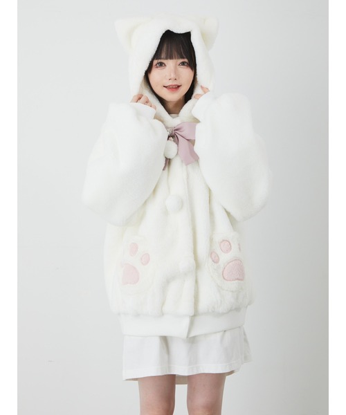 Ank Rouge（アンクルージュ）の「にくきゅうポッケ ねこコート（その他