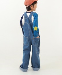 楽デニム サロペット