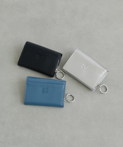 Kastane（カスタネ）の「【Kolors like you】oval parts mini cardcase（カードケース・レディース・シルバー/ブルー/ブラック・FREE）」の9枚目の写真