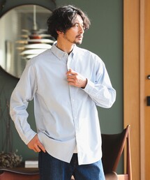 吸水速乾 オックス ボタンダウン シャツ