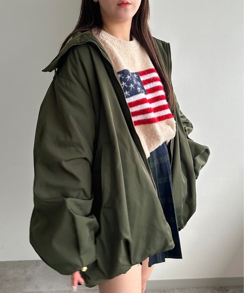 apres jour mignon（アプレジュールミニョン）の「ミリタリーブルゾン