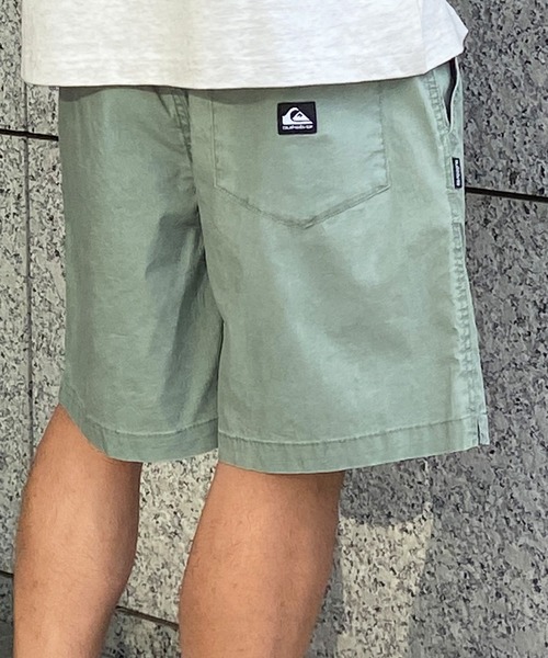 Quiksilver(クイックシルバー)の「QUIKSILVER/クイックシルバー ショートパンツ カラーパンツ ワンポイントロゴ AQYWS03234(その他パンツ・メンズ・スモーキーグリーン系/ネイビー/ベージュ/ピンク/ブラック/ライトブルー・S/M)」の4枚目の写真