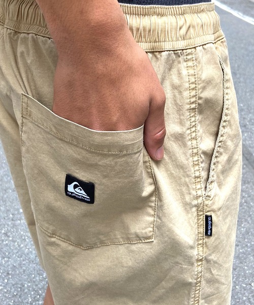 Quiksilver(クイックシルバー)の「QUIKSILVER/クイックシルバー ショートパンツ カラーパンツ ワンポイントロゴ AQYWS03234(その他パンツ・メンズ・スモーキーグリーン系/ネイビー/ベージュ/ピンク/ブラック/ライトブルー・S/M)」の13枚目の写真