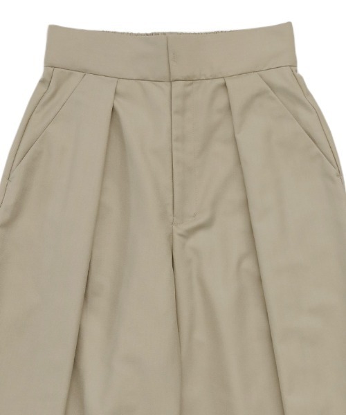 select MOCA(セレクトモカ)の「ディープタックワイドパンツ(スラックス・レディース・ネイビー/グレイッシュベージュ/グレー/ブラック・MEDIUM/SMALL/LARGE)」の20枚目の写真