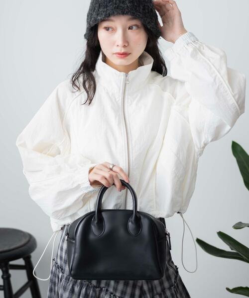 WEGO（ウィゴー）の「WEGO/ナイロントラックブルゾン（ブルゾン・レディース・サックスブルー/ブラック/ホワイト・FREE）」の10枚目の写真