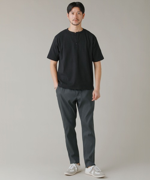 LIL VENDARS(リルヴェンダース)の「Buyer's Select/接触冷感・吸水速乾 カルゼスリムストレッチイージーパンツ(スラックス・メンズ・ベージュ/チャコール/ネイビー/ホワイト/カーキ/ブラック・L/LL/M)」の15枚目の写真